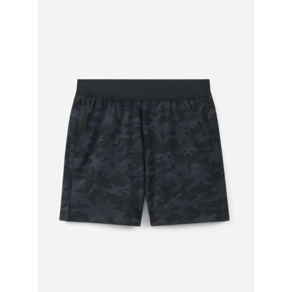 Ten Thousand Interval Shorts 7" Black Camo Athletic Running Gym Size Medium